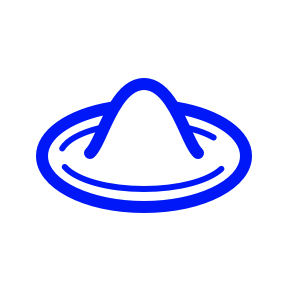 Preservativo externo azul